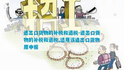 进出口货物的补税和退税-进出口货物的补税和退税适用该原申报米