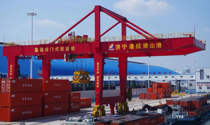 米乐 M6米乐山东济宁：因港兴城 内河航运“通江达海”(图2)