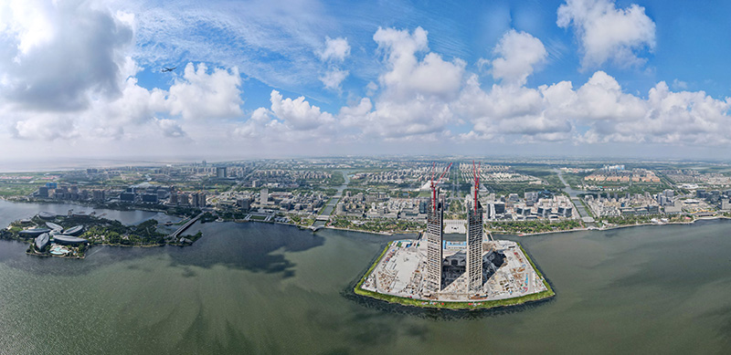 天空之米乐 M6米乐眼瞰上海自贸区
