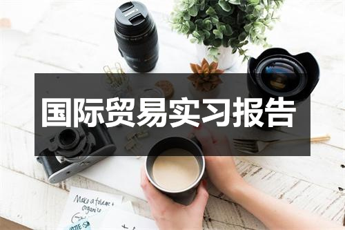 2023年国际贸易实习报告范本集合